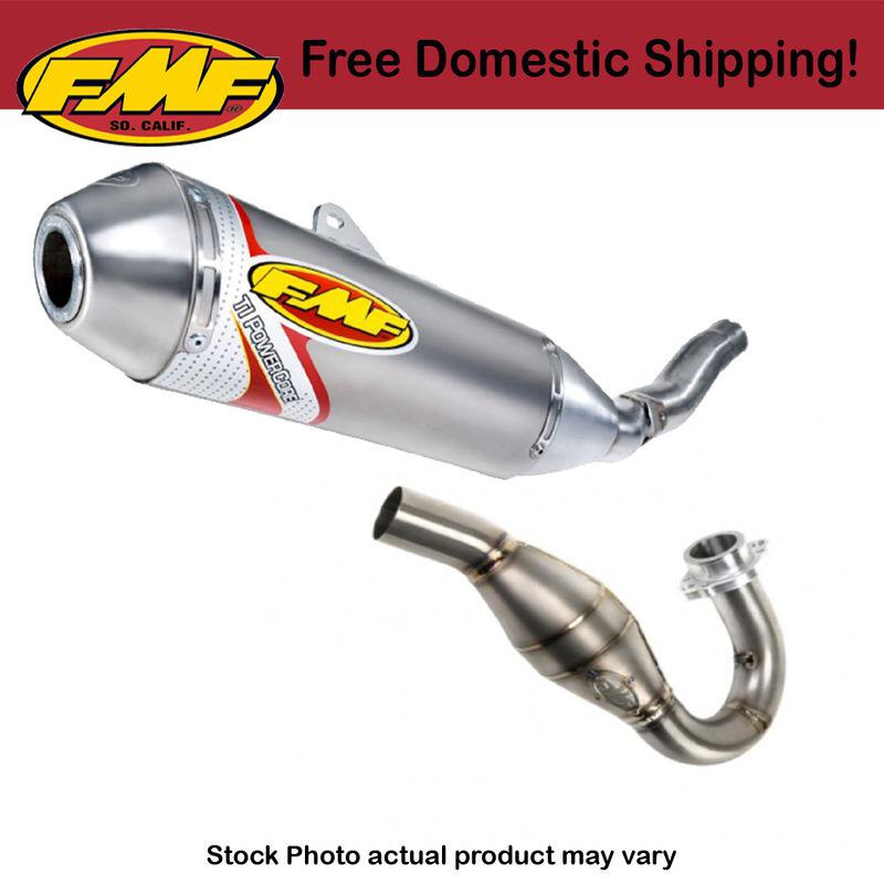 FMF Full Exhaust System Gnarly Pipe /& Shorty Silencer Honda CR250R 2000-2001