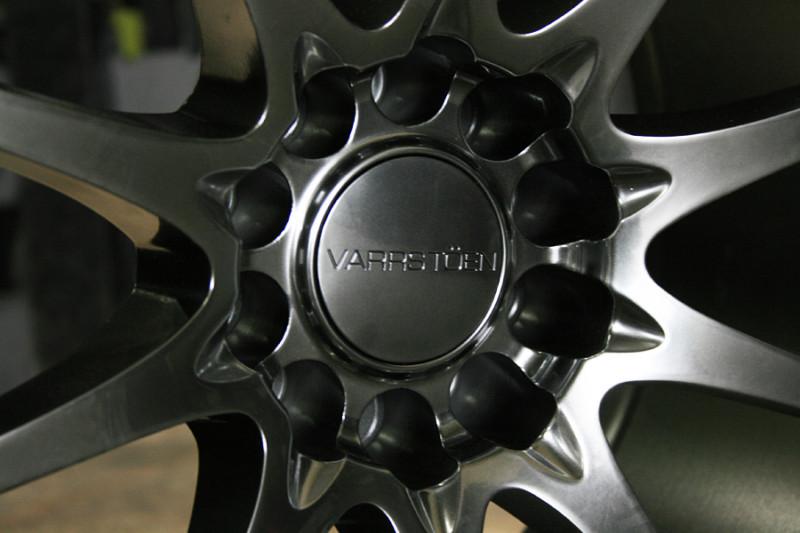 Varrstoen logo center caps for all es2 and es3 wheels rims hyper black