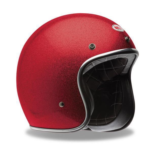 Bell custom 500 helmet candy red flake xx-large