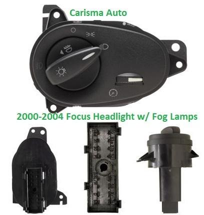 New ford focus headlight switch with fog lamps lights 98ag13a024df