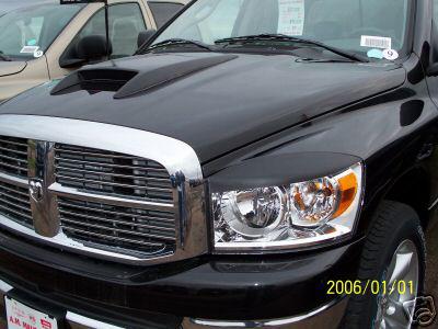 Dodge ram eyelids 06-07-08 headlight lids new