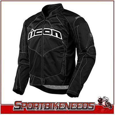 Icon contra black textile jacket new  xxl 2xl
