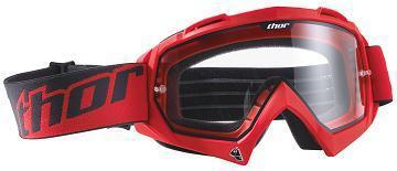 Thor enemy red motocross goggles new