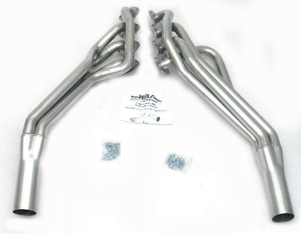 Jba 2005-2010 ford mustang gt 3” long tube headers silver ceramic coated