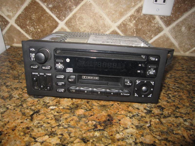 Chrysler p04704383ag 97-98-99-00-01-02 dodge cd/cassette radio