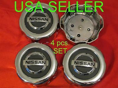 4 x. new nissan center wheel caps set pathfinder frontier for 15 inch wheel only