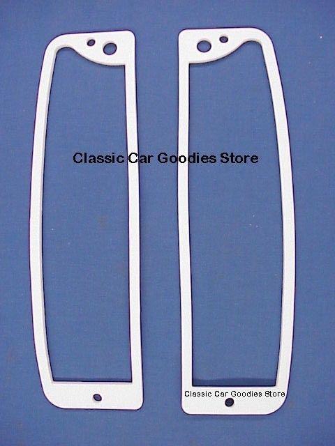 1966-1971 ford bronco tail light lens gaskets (2) 1967 1968 1969 1970