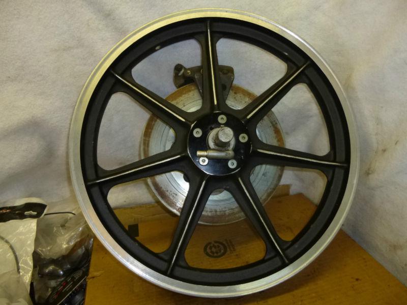  19" morris 7 spoke mag wheel fits harley davidson sportsters & fx's 1970's