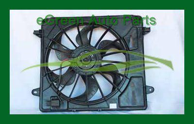 07-09 wrangler radiator & a/c fan assembly single fan