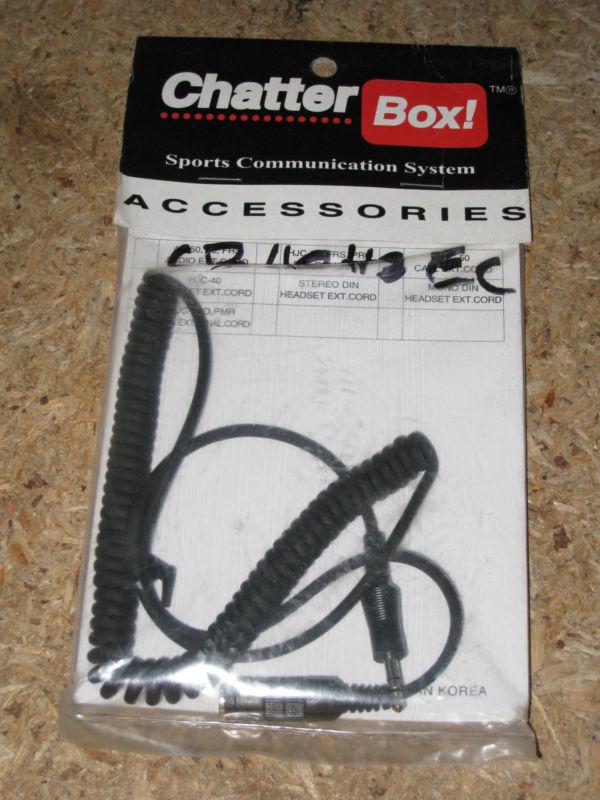 #1576 chatterbox hjc-40 headset extension cord