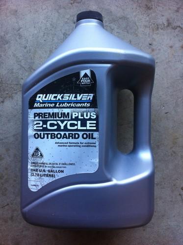 Quicksilver marinetcw-3, 2-cycle premium plus 2-cycle outboard oil, 1 gallon
