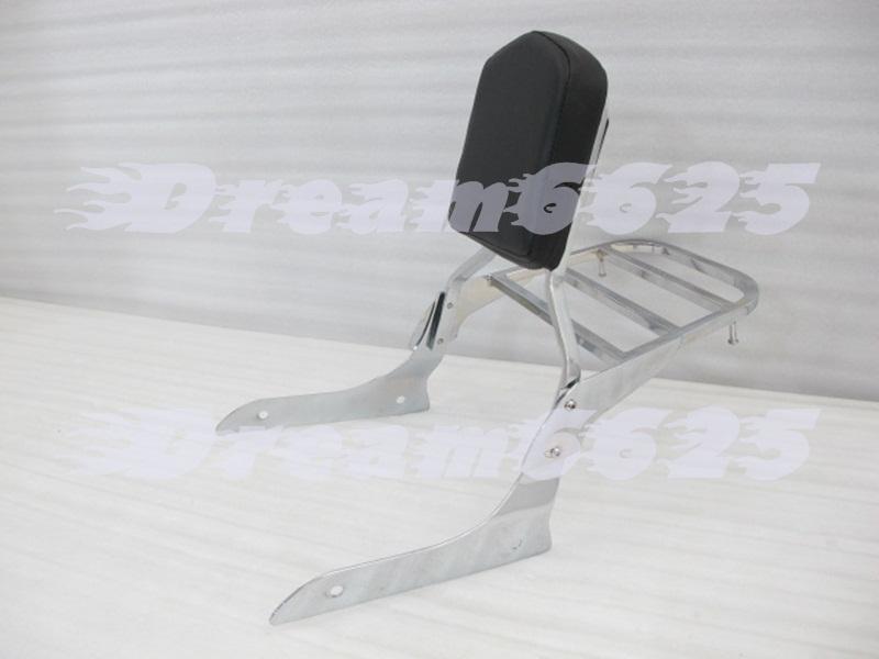 Backrest sissy bar for honda shadow aero vt750 04-11 vt 750 2004 2008 2011 #2r