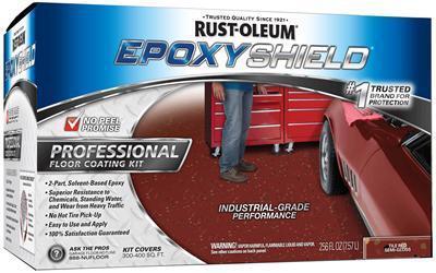 Rust-oleum paint concrete floor coating epoxy semi-gloss dunes tan kit 238466
