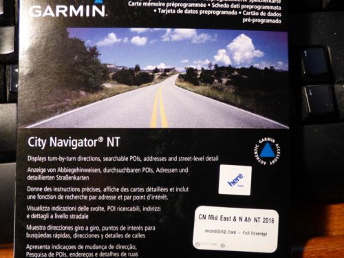 Genuine garmin city navigator nt middle east &amp; north africa micro sd data card