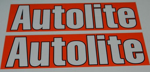 Autolite racing decals stickers drags nostalgia outlaw offroad bracket oval dirt