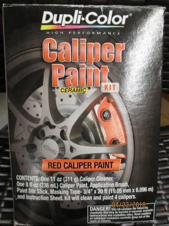 Dupli-color caliper paint red