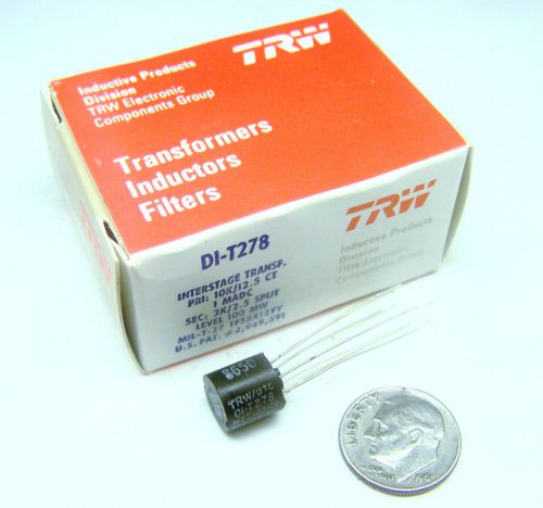 Aircraft c17a trw di-t278 m27/103-03 nos audio frequency interstage transformer