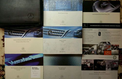 2007 mercedes benz ml class owners manual, command manual complete set with case