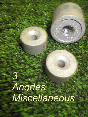 Zink anodes (3) miscellaneous