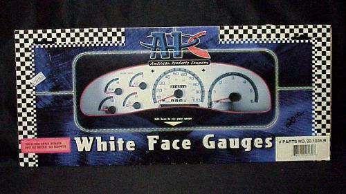 Apc white face gauge1995-97 chevy s10 pickup/blazer parts# 20.1035.r