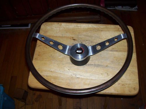 1964 65 66 org chevy chevelle nova impala ss 2 spoke sport wood steering wheel