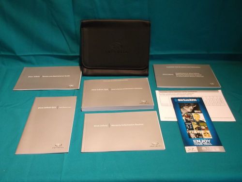 2016 infiniti q50 owners manual set with case !!! free shipping