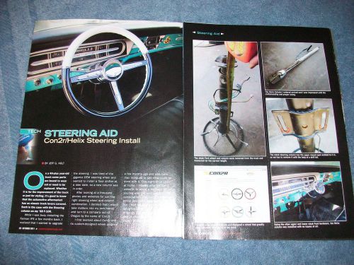 How to article on installing a helix steering column and con2r wheel &#039;68 f-100