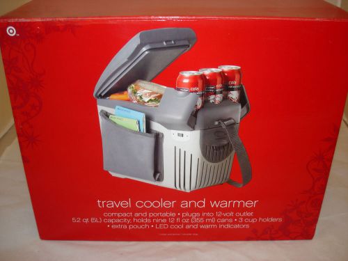 New target travel cooler &amp; warmer 12 volt shoulder strap tailgating car 5 liter