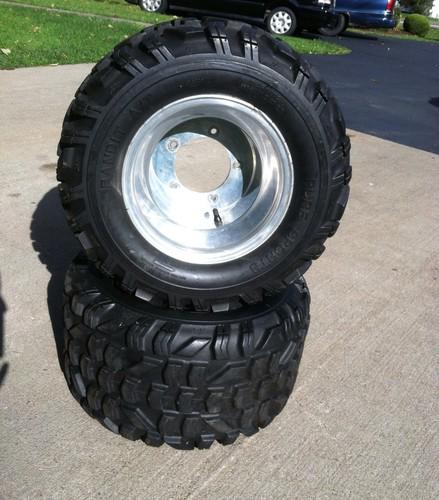 Lt500r rear itp wheels & bandit tires quadzilla lt500 lt250r rims 5/130 lt 500 r
