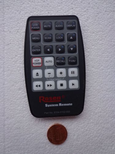 New oem rosen  wireless remote control _(parts # 8104-0102-000) for rosen system