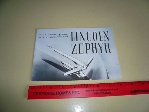 Lincoln zephyr v-12 - vintage