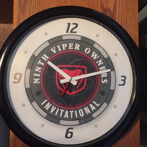 New 18&#034; dodge viper 9th viper owners invitational clock