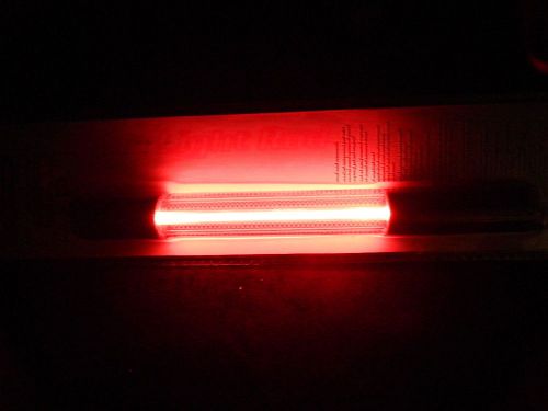 10 in neon light rod red pipedream tube glow 12 volt car boat atv motorcycle