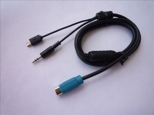 Android system samsung htc lg sharp charger aux audio cable for alpine kce-237b