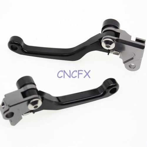Cnc black pivot brake clutch levers for suzuki drz400s/sm 2000-2014