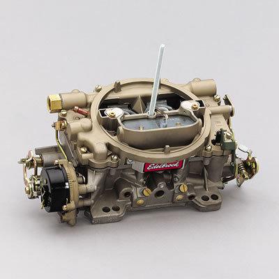 Two (2) edelbrock marine carburetor 4-bbl 750 cfm air valve secondaries 1410