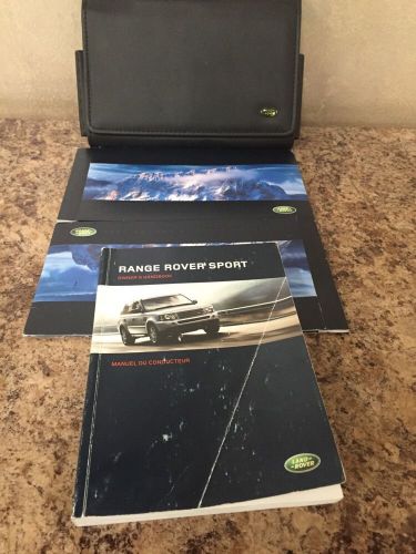 2005 range rover sport owners manual owner&#039;s with case