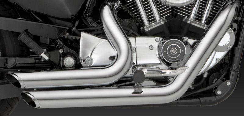 Vance & hines staggered shortshots exhaust mufflers pipes 1999-2003 sportster xl