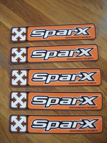 Sparx performance stickers sparx stickers 12&#034; long brand new 5 stickers