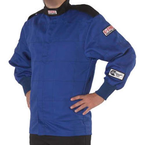 G-force 4126csmbu gf125 single layer jacket sfi 3.2a/1 blue