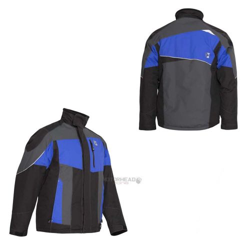 Snowmobile kimpex ckx trail jacket men black/blue xlarge winter coat