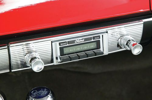 1956 ford car victoria radio ipod xm mp3 200 watt aux custom autosound 230