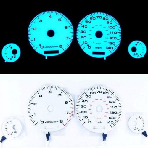 El glow gauge indiglo dash face cluster gauge for mitsubishi 3000gt vr4 91-98