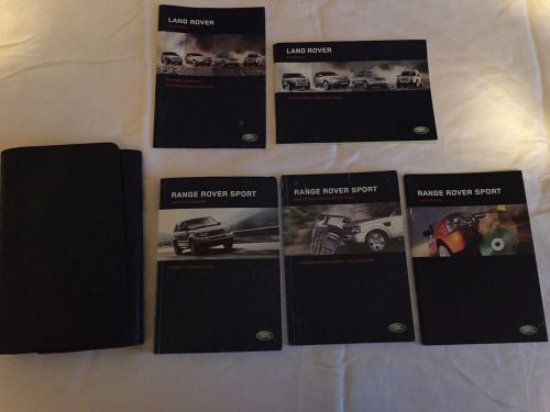 2005 land rover range rover sport factory owners manual and case