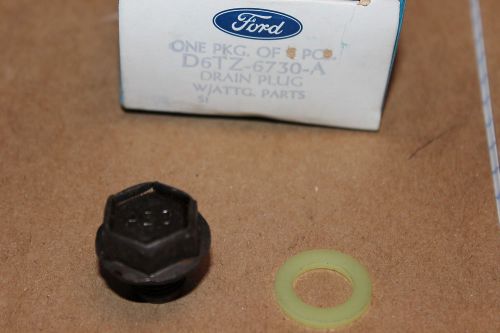 Nos ford 1976 85 302 351w 351c 390 429 460 oil pan drain plug and gasket