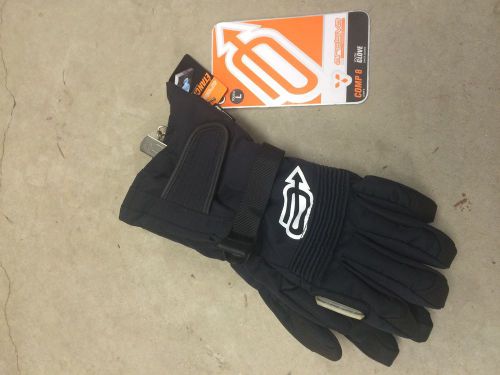 Arctiva comp 8 gloves (black, youth large)