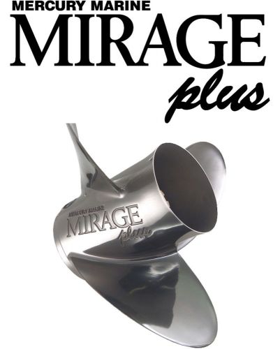 Mercury marine mirage plus 15-1/2 x 17 stainless steel 3-blade propeller prop