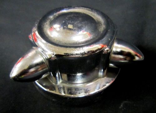 Vintage gas cap spiked chrome cover harley sportster knucklehead panhead #5806a