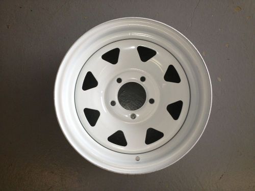 Dexter trailer wheel rim for rv / camper (5 hole / 14&#034; / white)