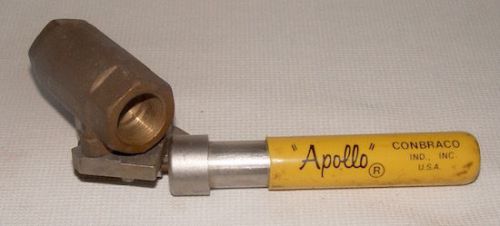 Apollo 3/4&#034; stainless steel bronze body deadman fnpt x fnpt ball valve
